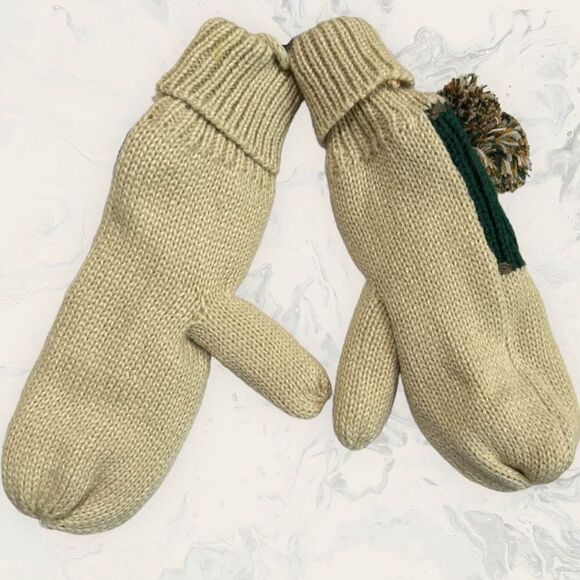 NEW Nordstrom BP. Bundle -
Beanie and Mittens Set - Tan/ Brown - One Size - Picture 5 of 6